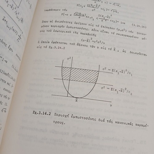 Statistical Theory and Applications book used, Greek