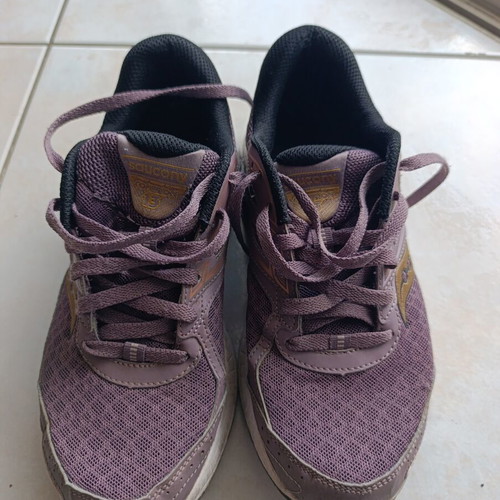 Saucony Cohesion 13 athletic shoes size 39 used, grey