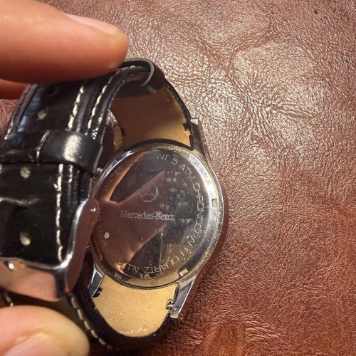 Mercedes Benz men's watch Marc Coblen used, quartz, stainless steel