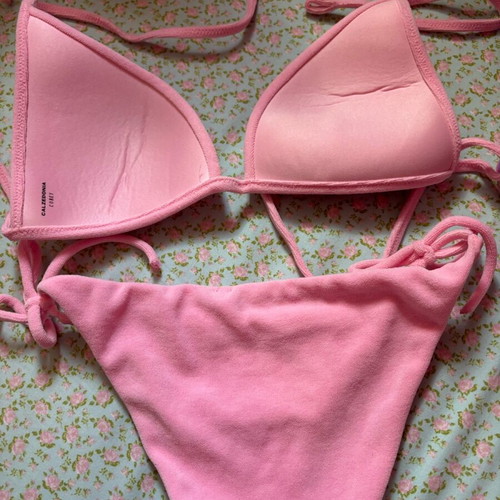 Caledonia women's pink bikini new, size S