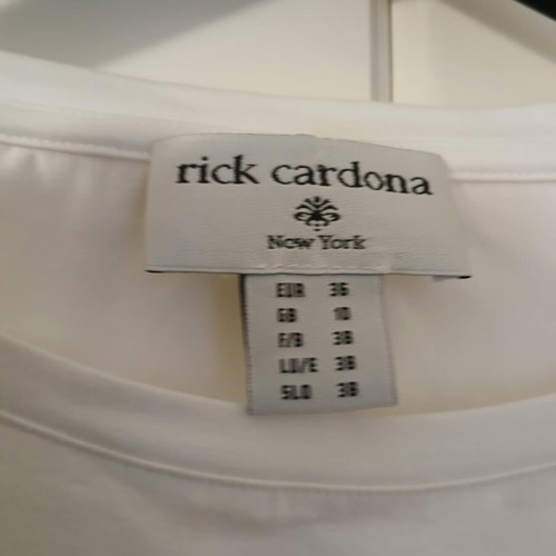 Rick Cardona blouse white, like new, size M/L