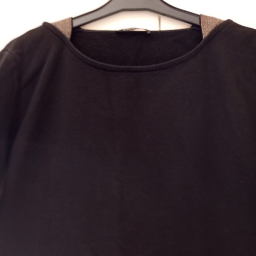 Cotton sweater black and gray