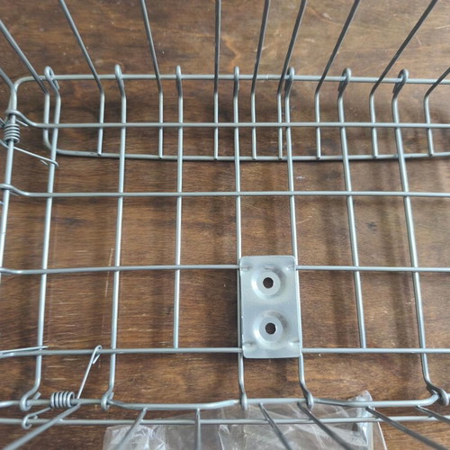 Metal bicycle basket that opens and closes new