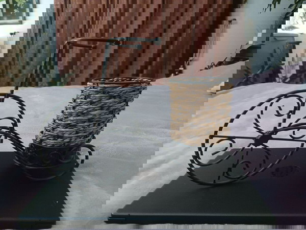 Βάση ποδήλατο για μπουκάλι κρασί