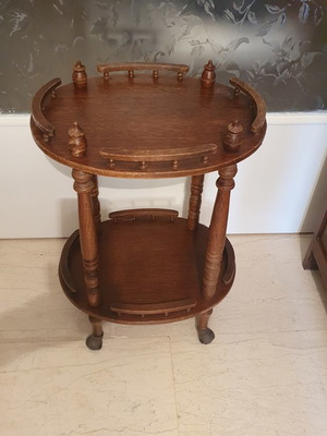 Table with wheels used, height 65cm