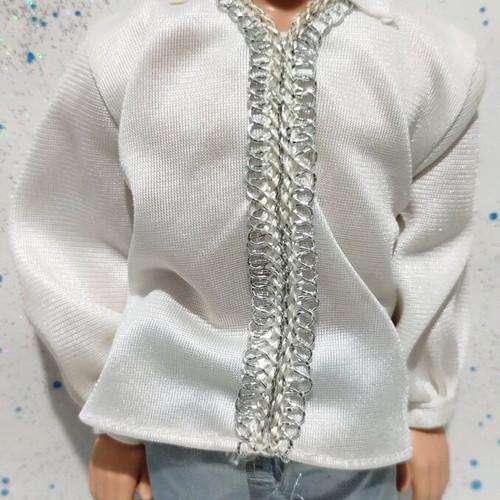 Prince Ken Barbie the Princess Collection used with damaged outfit, incomplete