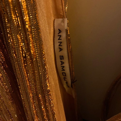 Anna Samouka rose gold dress like new, size M