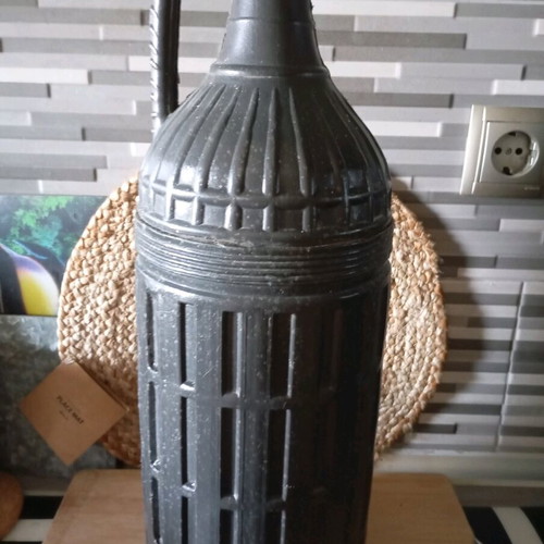 Kanata with glass inside for tsipouro used