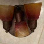 Wall or ceiling light like new, adjustable direction, E14 bulbs