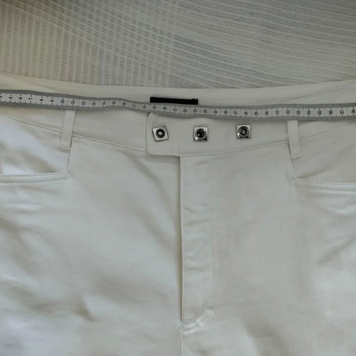 Lecomte Pants New White Size 44 With Zipper
