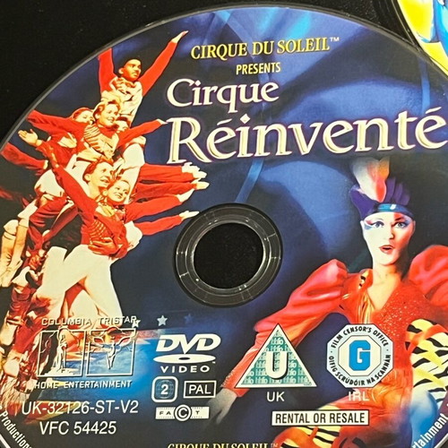 Cirque du Soleil DVD set 7 new shows La Nouba, Dralion, Alegría