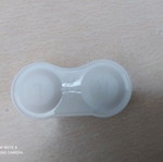 Contact lens case unused