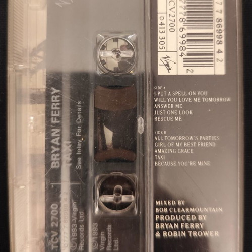 Brian Ferry Taxi cassette tape used, rock