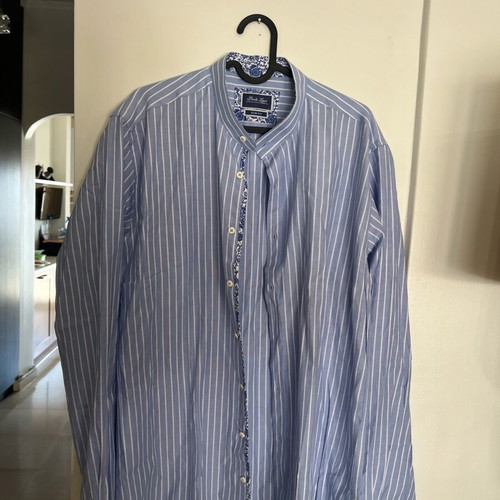 Light blue striped shirt new