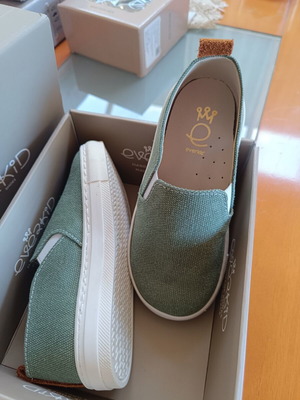 Ever Kid espadrilles size 27 new, green casual shoes