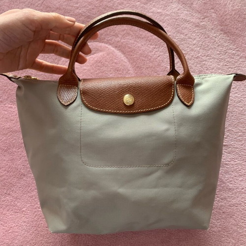 Longchamp handbag used, beige