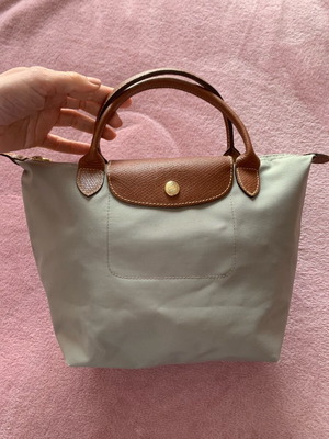 Longchamp handbag used, beige
