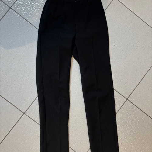 Stefanel black high waisted trousers like new, cigarette fit