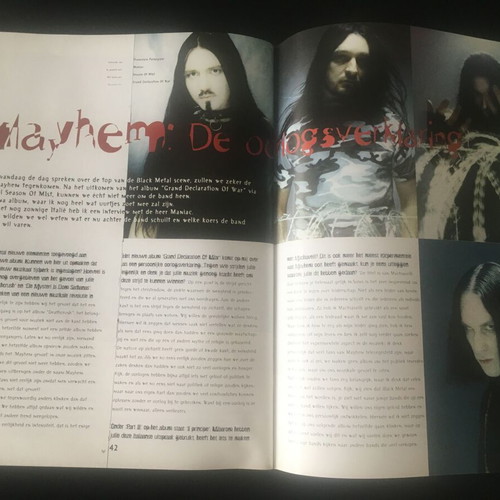 Metal Hammer Benelux #1 2000 magazine like new