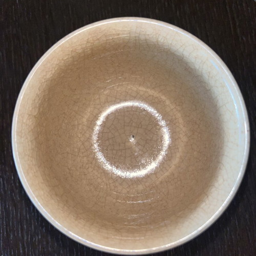 Japanese porcelain soup set with lid, royal gold color, wooden box