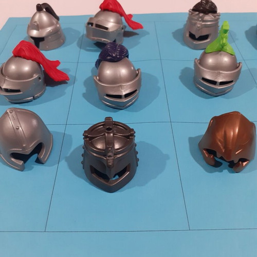 Playmobil Knight Helmets like new, model K10