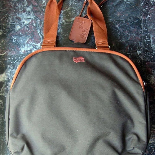 American Tourister Τσάντα Laptop 15.6 μεταχειρισμένη, καφέ με πορτοκαλί