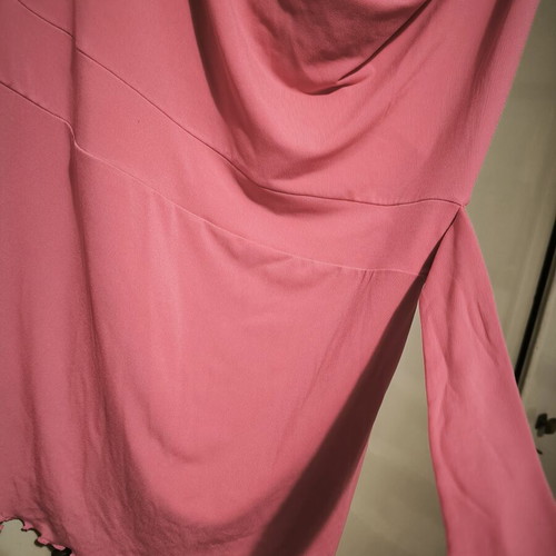 Draped mini dress used, pink, one size