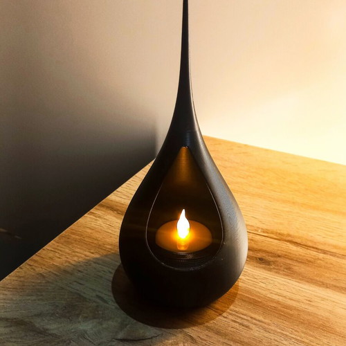 Teardrop Candle Holder, modern minimal design