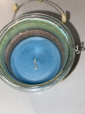 Handmade candle, 15x10 cm