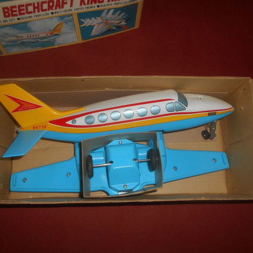 Beechcraft King-Air toy 1960 made in Japan new
