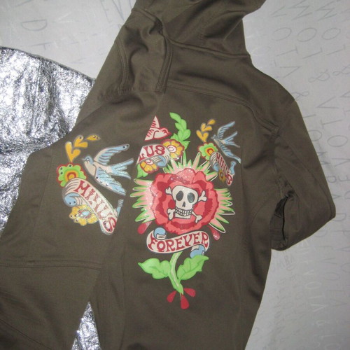 Plusminus Chiemsee hooded jacket, olive green