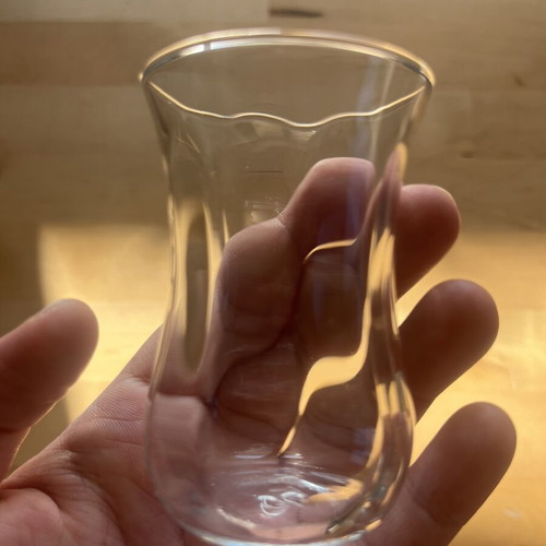Glass tea cup from Constantinople used