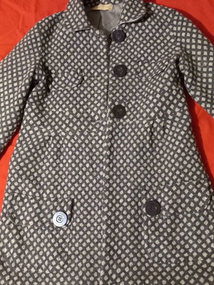 Women's cardigan-jacket like new, black and gray, size L