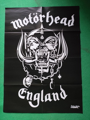 Αφίσα Motörhead England 75×55 εκ. σαν καινούργιο, Metal Hammer