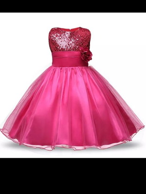 Children's festive dresses, bright and dark colors, special occasions