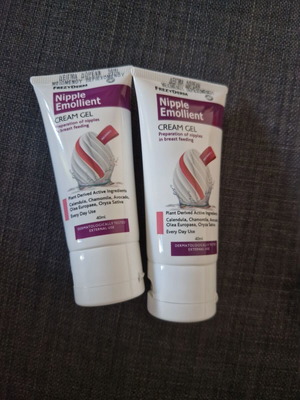 Nipple Emollient Cream-Gel new, 2 pieces