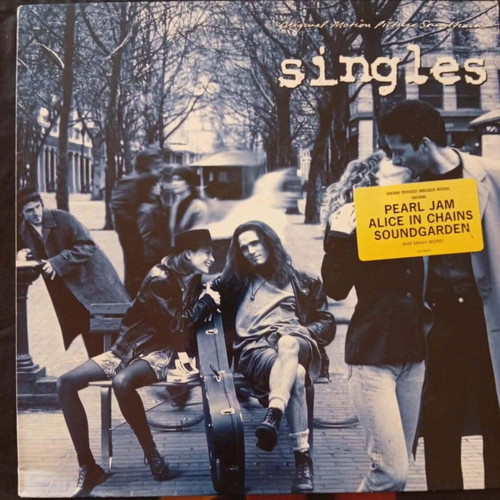 Singles Soundtrack vinyl used, rock genre