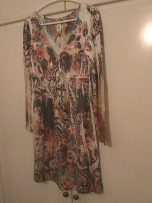 Dress S-12 used, cotton, one size, blouse dress