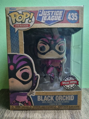 Funko Pop Black Orchid Heroes 435 used with box damage