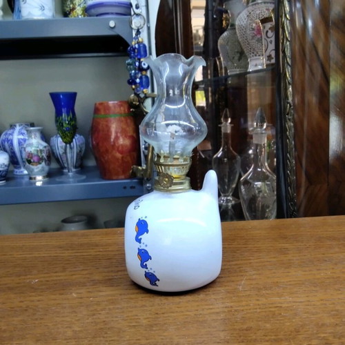 Nafplio Oil Table Lamp like new 19x10x10