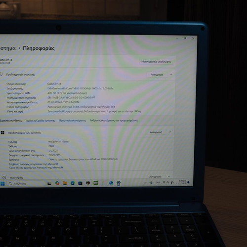 Gateway Ultra Slim GWNC31514-BL 15.6" IPS FHD like new, i3-1115G4, 4GB, 128GB SSD, Windows 11