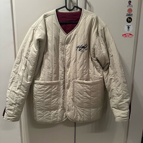 Nike Air Jordan beige jacket like new, reversible