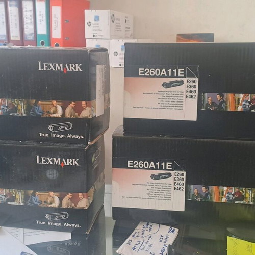 HP toner cartridges new CE250X, CE251A, CE252A, CE253A, CF259XH, E360H11E, E260H11E