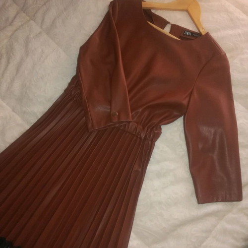 slim fit dress slacks Zara Brown Faux Leather Midi Secretary Dress Large Sheath Dress – Cougar  Vintage Shop