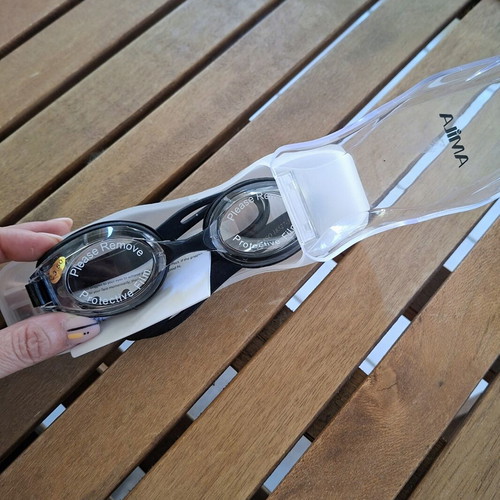 Amila swimming goggles with +3.50 corrective lenses, new