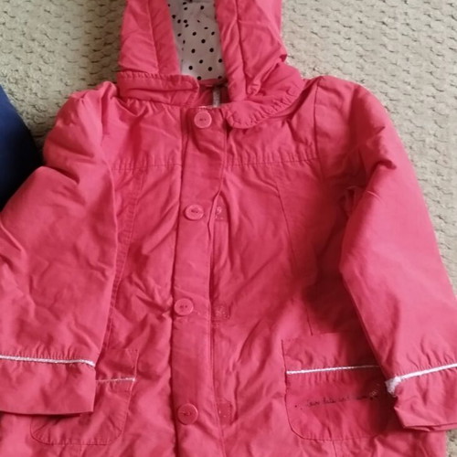 Benetton spring jacket and dress for girls, used, age 3
