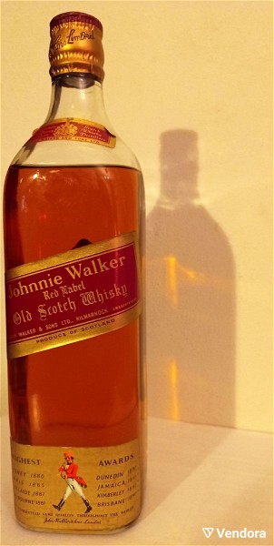  sillektiko Scotch Whisky Johnnie Walker Red Label Bot. 1950s – 60s No 01