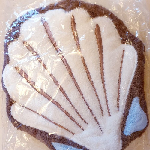 Shell-shaped hand towel new, coral fleece 20cm×20cm