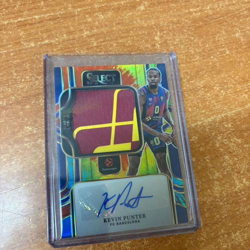Kevin Punter 2025-26 Panini Select EuroLeague Jersey Patch Auto Tie-Dye /25