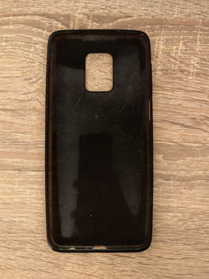 Redmi Note 9 Pro silicone case like new, black translucent